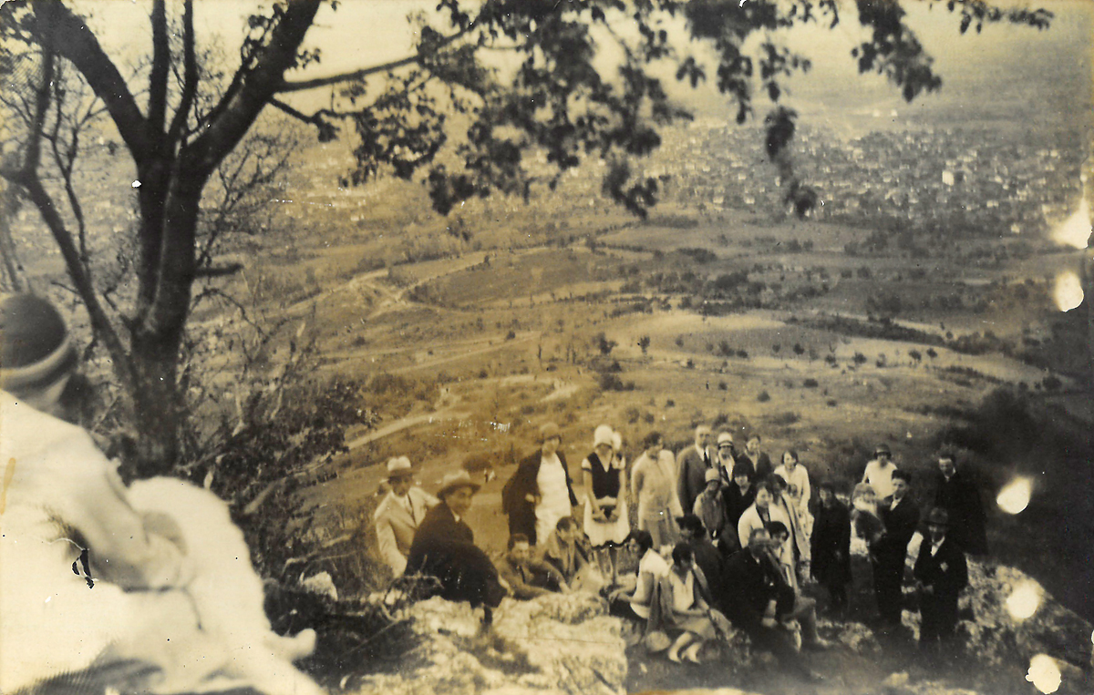 Туристическото дружество на излет в околностите на Лясковец, 1922 г.
